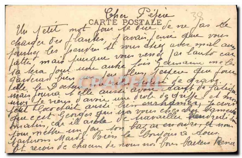 Old Postcard La Grande Chartreuse Road Brooding