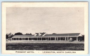 LEXINGTON, North Carolina NC ~ Roadside PIEDMONT MOTEL 1951 C.D. Watson Postcard