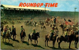 Round-Up Time Rodeo Scene