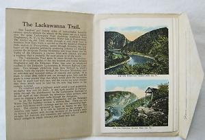 Vintage Postcard Souvenir Folder The Lackawanna Trail PA