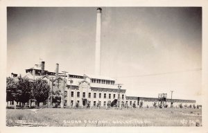 J76/ Burley Idaho RPPC Postcard c1930-50s Sugar Factory Building  374