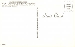 Vintage Postcard Master Photographers Interior Pullman Palace Car CE Watkins NY 