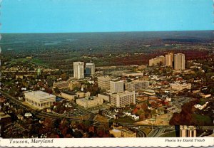 Maryland Towson Aerial View Of The Suburban Area