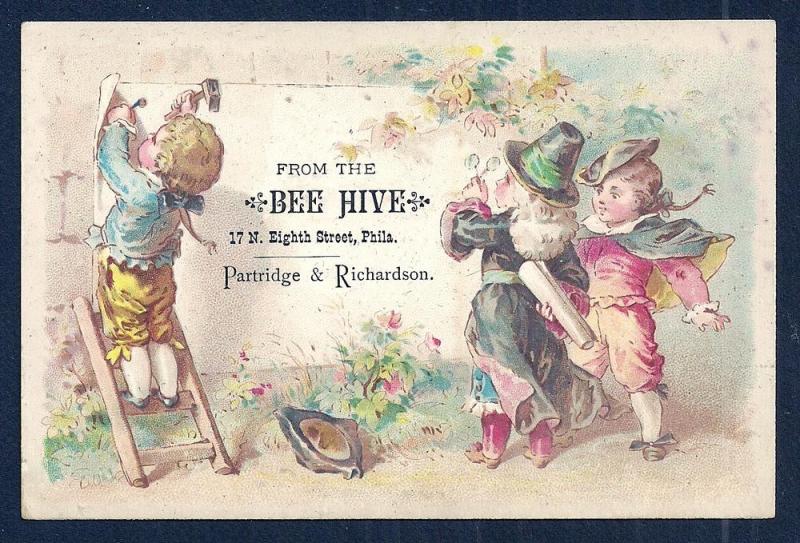 VICTORIAN TRADE CARD The Bee Hive