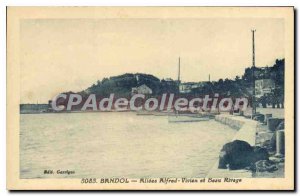 Postcard Old Bandol Allees Alfred Vivien and Beau Rivage