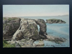 Cornwall PERRENPORTH ARCH & CHAPEL ROCKS c1906 Postcard by Frith 28972