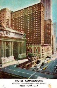 New York City Hotel Commodore 1956
