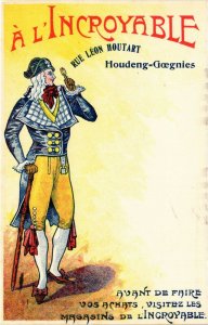 PC CPA ADVERTISING MAGAZINE ÁL'INCROYALE, VINTAGE POSTCARD (b4950)