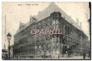 Old Postcard Ghent L & # 39Hotel City