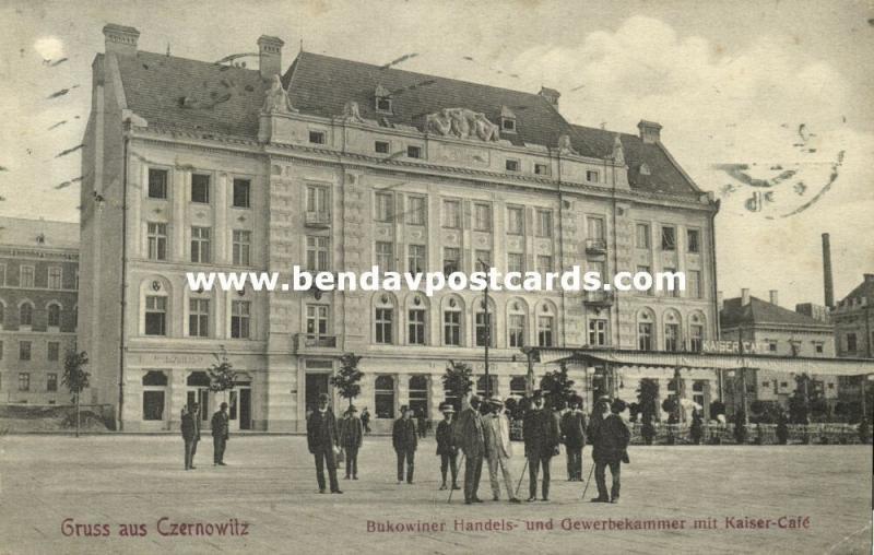 ukraine russia, CHERNIVTSI CZERNOWITZ, Bukowiner Handels- u. Gewerbekammer 1909