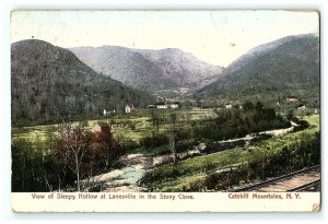 1909 View Sleepy Hollow Lanesville Stony Clove Postcard Catskill Mountains NY 