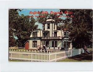 Postcard Buffalo Bill's Original Home, Scout's Rest Ranch, North Platte, NE