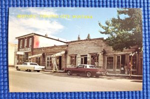 Vintage Historic Virginia City Montana Street Scene Bob's Place Postcard