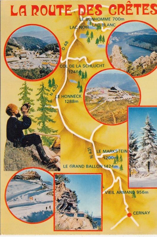 BF25101 routes des cretes map cartes geographiques greece  front/back image