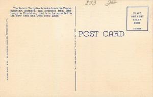 Pittsburgh-Harrisburg~Penna Turnpike~Tuscadora Tunnel~Midway~Toll Gate~1940s