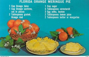 Recipes (cooking), 50-60s ; Florida Orange Meringue Pie