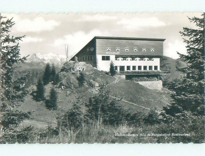 old rppc HAHNENKAMM BERGSTATION Ehrwald - Near Innsbruck Austria i2249