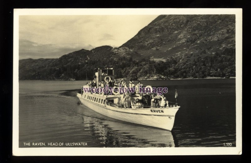 f1483 - Lake District Excursion Ferry - Raven - postcard