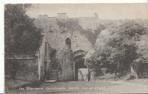 Isle of Wight Postcard - The Courtyard - Carisbrooke Castle  J383