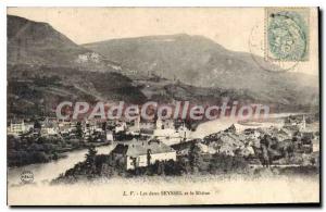 The Old Post Card And The Two Seyssel Rhone