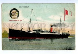 497879 UK Glasgow ship Numidian Vintage postcard