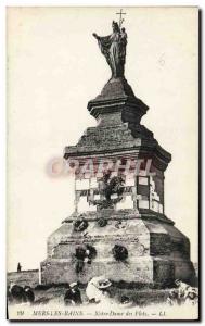 Old Postcard Mers Les Bains Notre Dame Des Flots