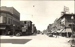 Mitchell SD Main St. North c1930s Real Photo Postcard