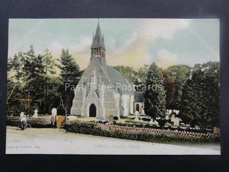 Hampshire COLBURY Church c1906 by F.G.O.Stuart 444