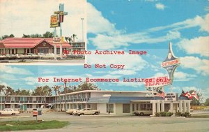 FL, Lake City, Florida, Sheraton Motor Inn Motel, 60s Cars, Dexter No 37816-C