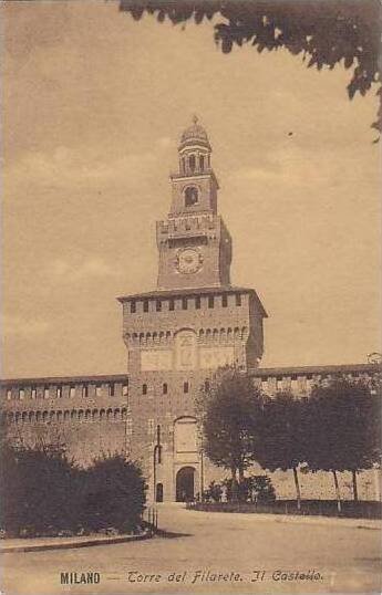 Italy Milano Torre del Filarete Il Castello