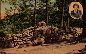 Colorado Colorado Springs Helen Hunt Grave Above Seven Falls Curteich