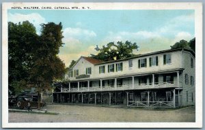 CAIRO CATSKILL MTS NY HOTEL WALTERS ANTIQUE POSTCARD