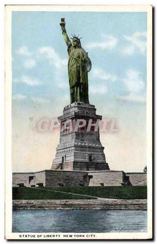 Old Postcard Statue of Liberty Statue of Liberty New York