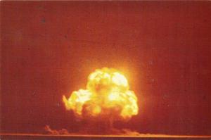 WW2,  Atomic Bomb,  First Man-made Nuke Explosion, Trinity, 1945, Postcard