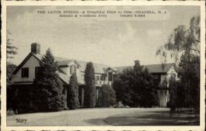 Oradell NJ The Latch String Restaurant Old Postcard