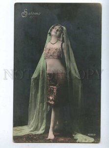 193546 SALOME Belle BELLY DANCER Ballet Vintage PHOTO tinted