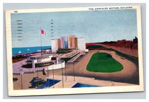 Vintage 1933 Postcard The Chrysler Motors Building at the Chicago World's Fair