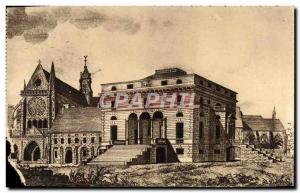 Postcard Abbey Royaumont Asnieres sur Oise Church Abbey Palace