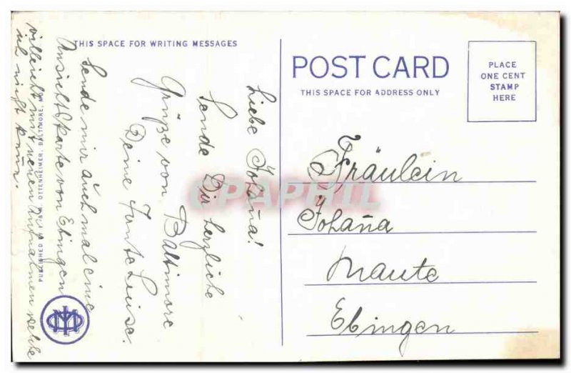 United States Post Card Old Bird & # 39s eye of Saint Paul Street bridge and ...