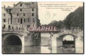 Meaux - The Great War 1914 1915 - destroyed Mills Bridge on Sep 1914 - Old Po...