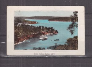 NEW SOUTH WALES, MIDDLE HARBOUR, 1908 ppc., Bondi cds.