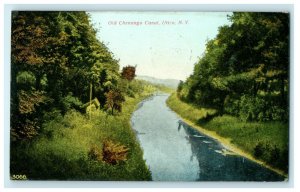 1907 Old Chenango Canal Utica New York NY Posted Antique Postcard 