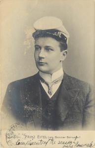 Vintage Postcard Prince Eitel Eitel Friedrich of Prussia Young