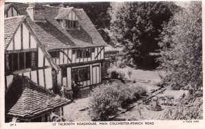 Diners At The Talbooth Dedham Restaurant Essex Old Real Photo Postcard