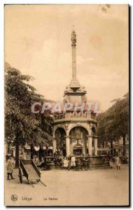 Belgie Belgium Liege Old Postcard The porch