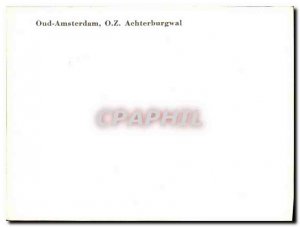 Postcard Modern Amsterdam Oud Achterburgwal