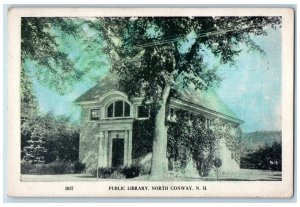 c1940's Public Library Roadside North Conway New Hampshire NH Unposted Postcard