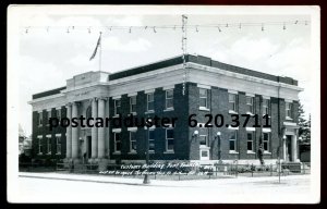 h4002 - FORT FRANCES Ontario 1930s Customs Building. Real Photo Postcard