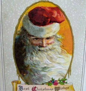 Santa Claus Long Beard Christmas Postcard John Winsch Back 1926 Pittsburg PA
