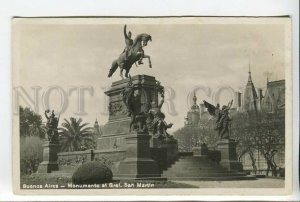 438968 Argentina Buenos Aires General Jose de San Martin Vintage photo postcard